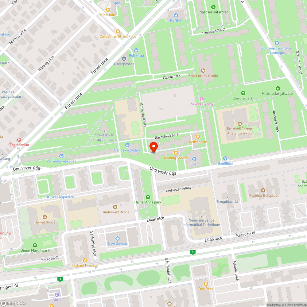 Gödör bejelentés helye