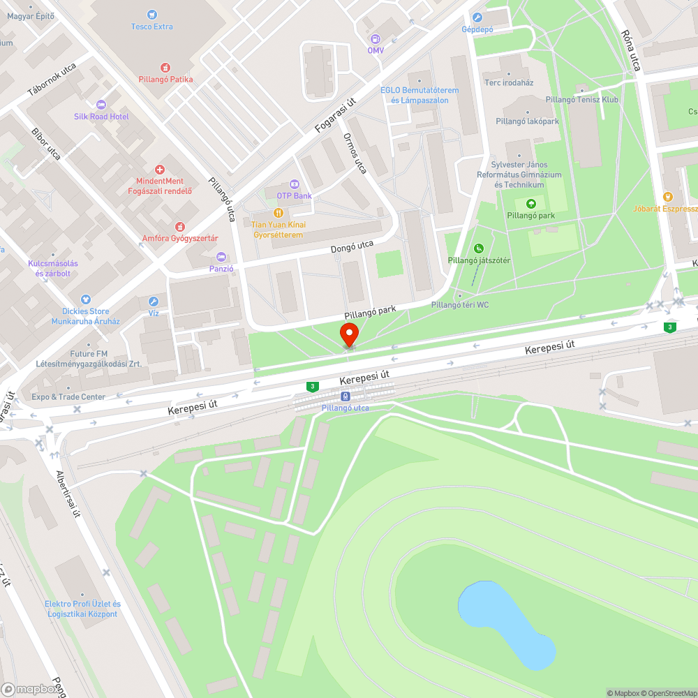 Gazos park bejelentés helye