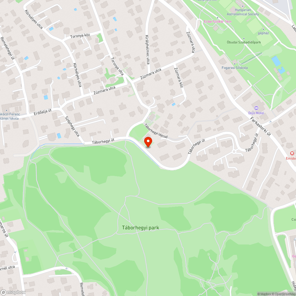 III. Táborhegyi út járda járhatósága bejelentés helye