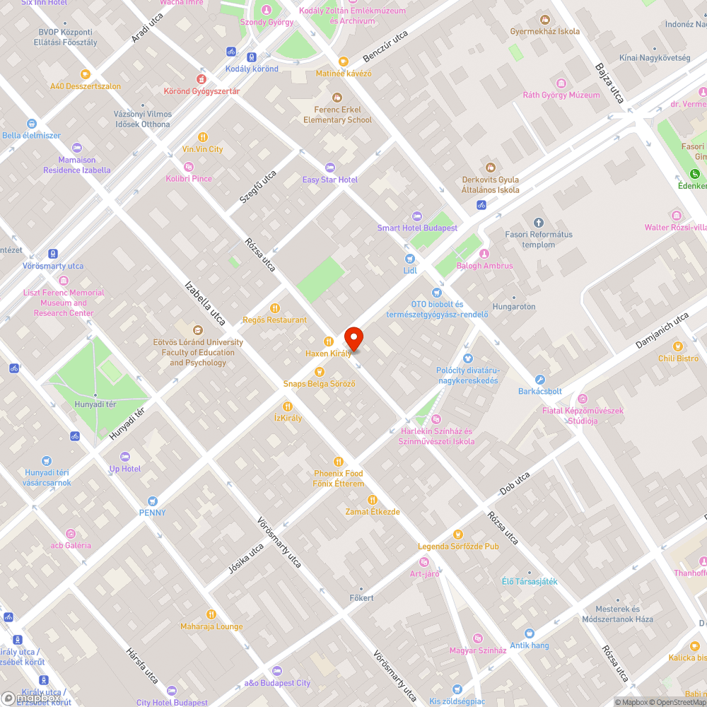 Elhagyott kerékpár bejelentés helye