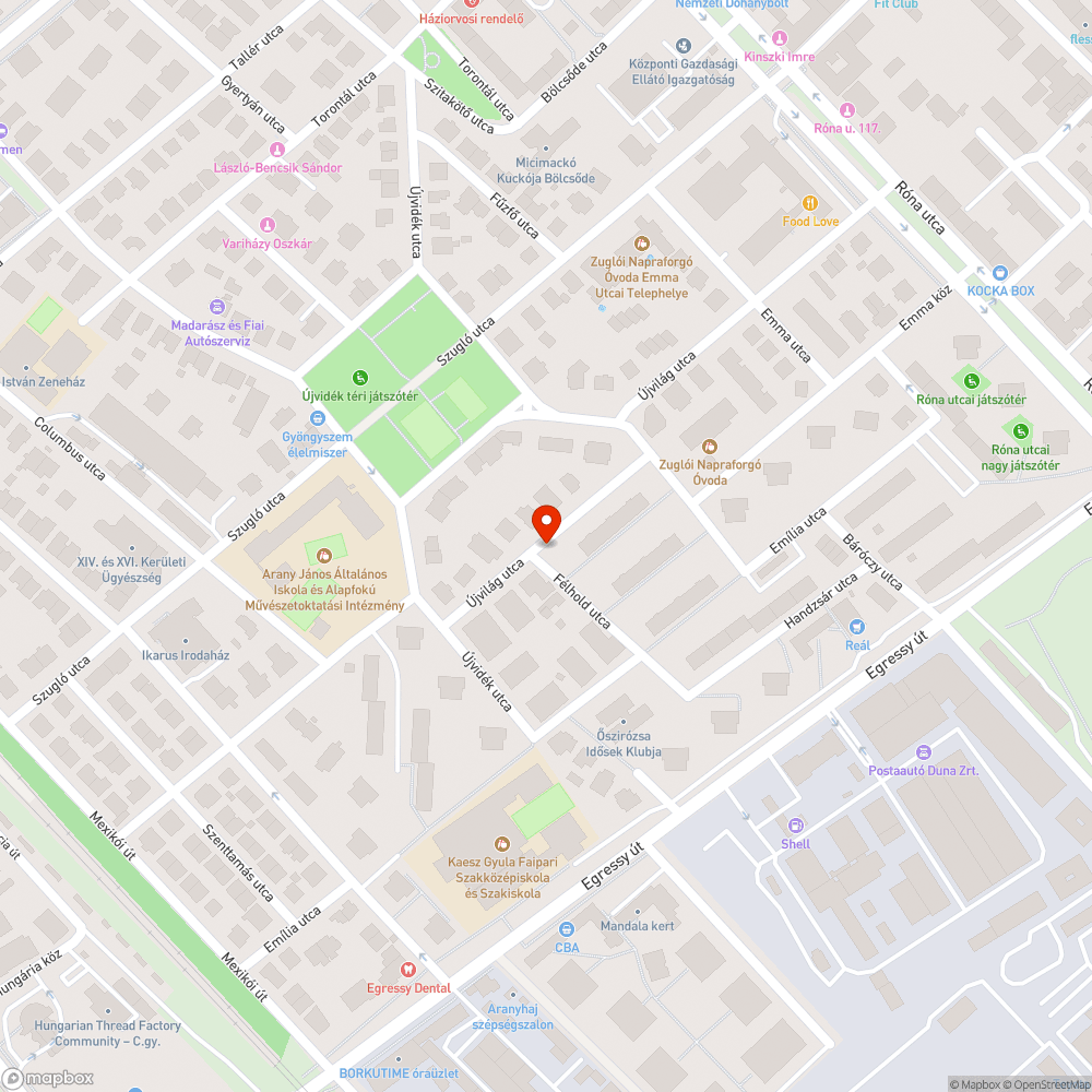 Letört faág, kidőlt fa bejelentés helye