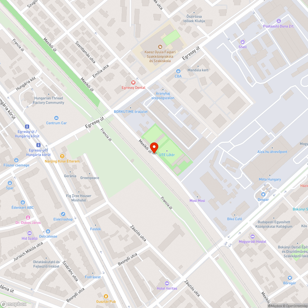 Sitt az út mellett bejelentés helye