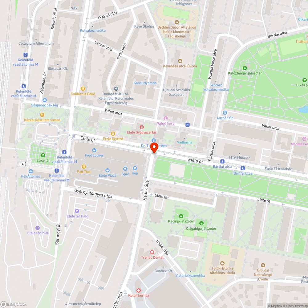 Túl magas és éles szegély bejelentés helye