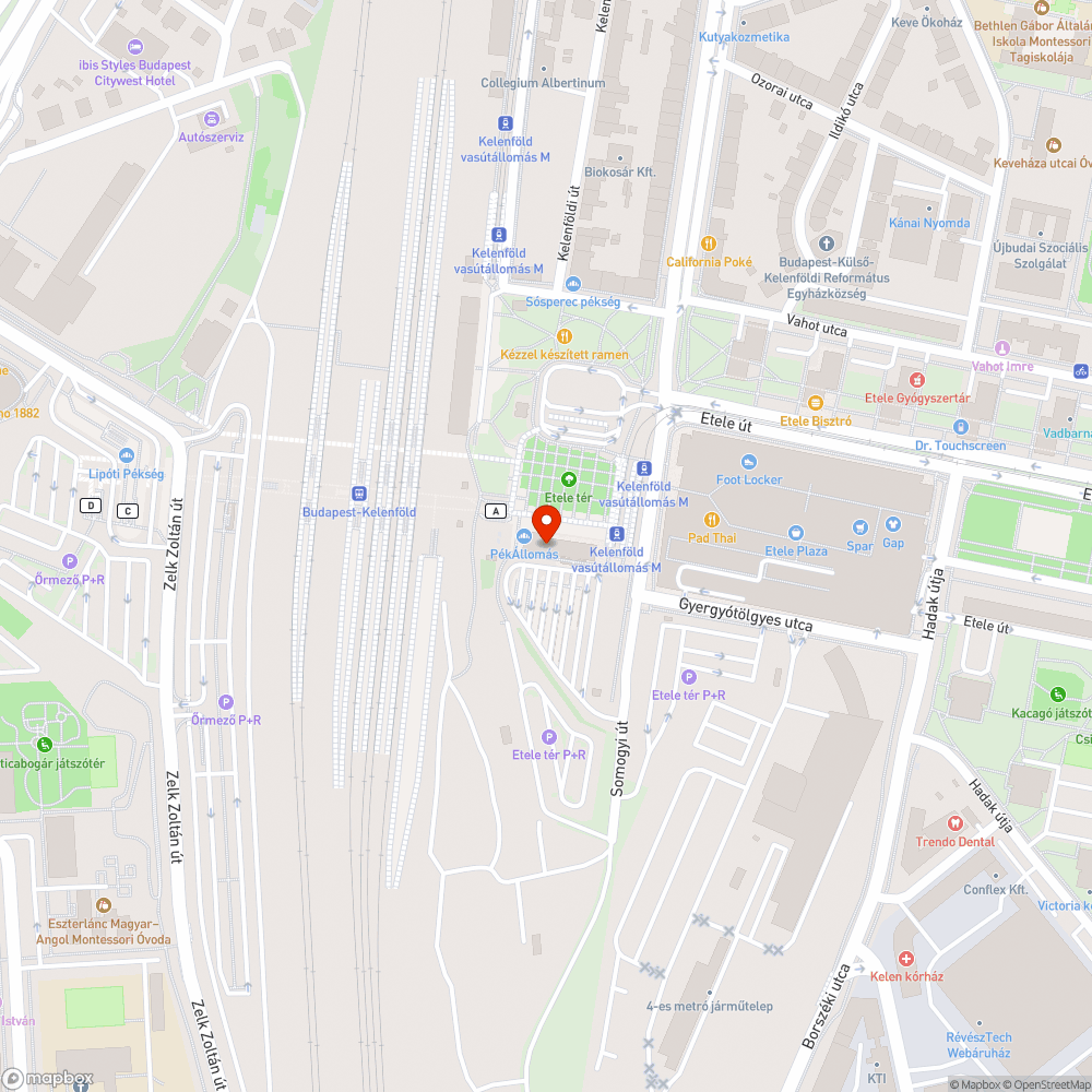 Koszos aluljáró bejelentés helye