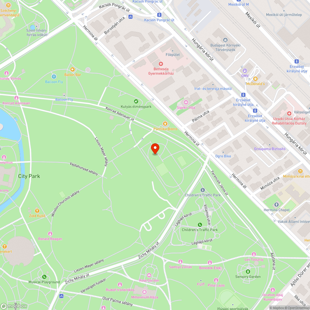 Javítandó padok bejelentés helye