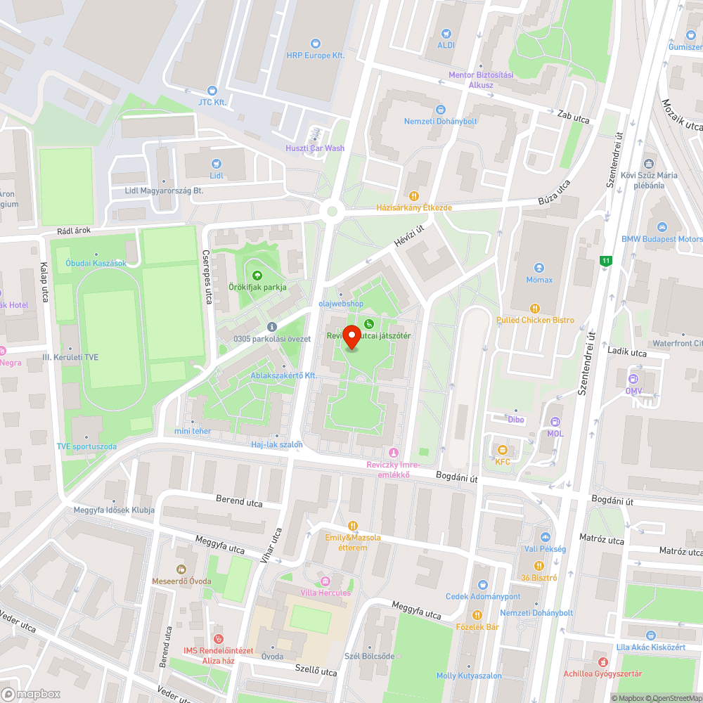 Igénytelen közterület bejelentés helye