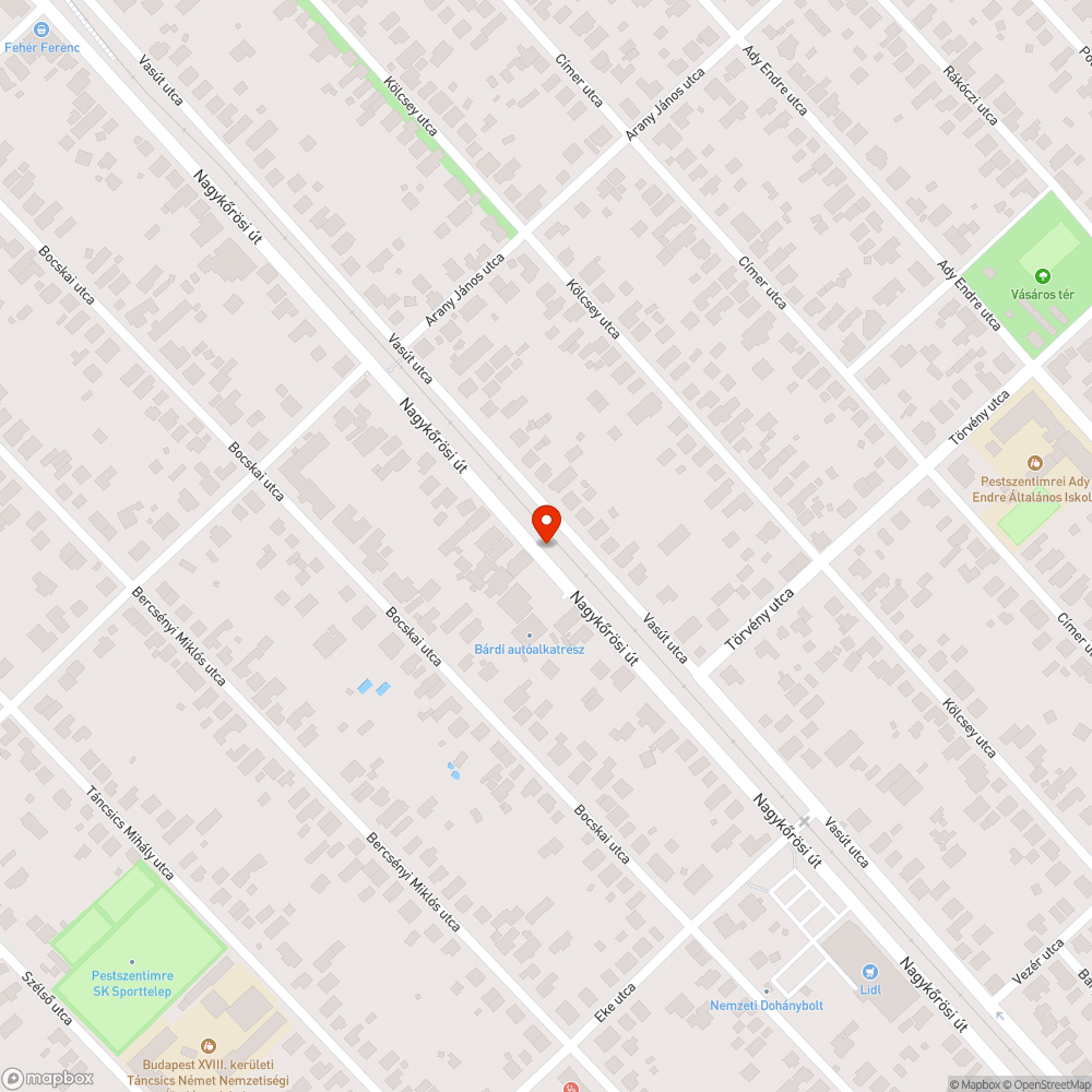 Útra lógó ágak bejelentés helye