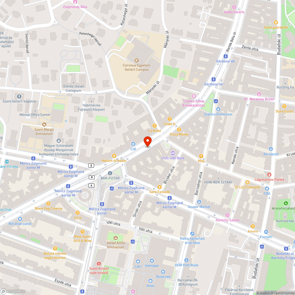 Kerékpársávon parkolás bejelentés helye