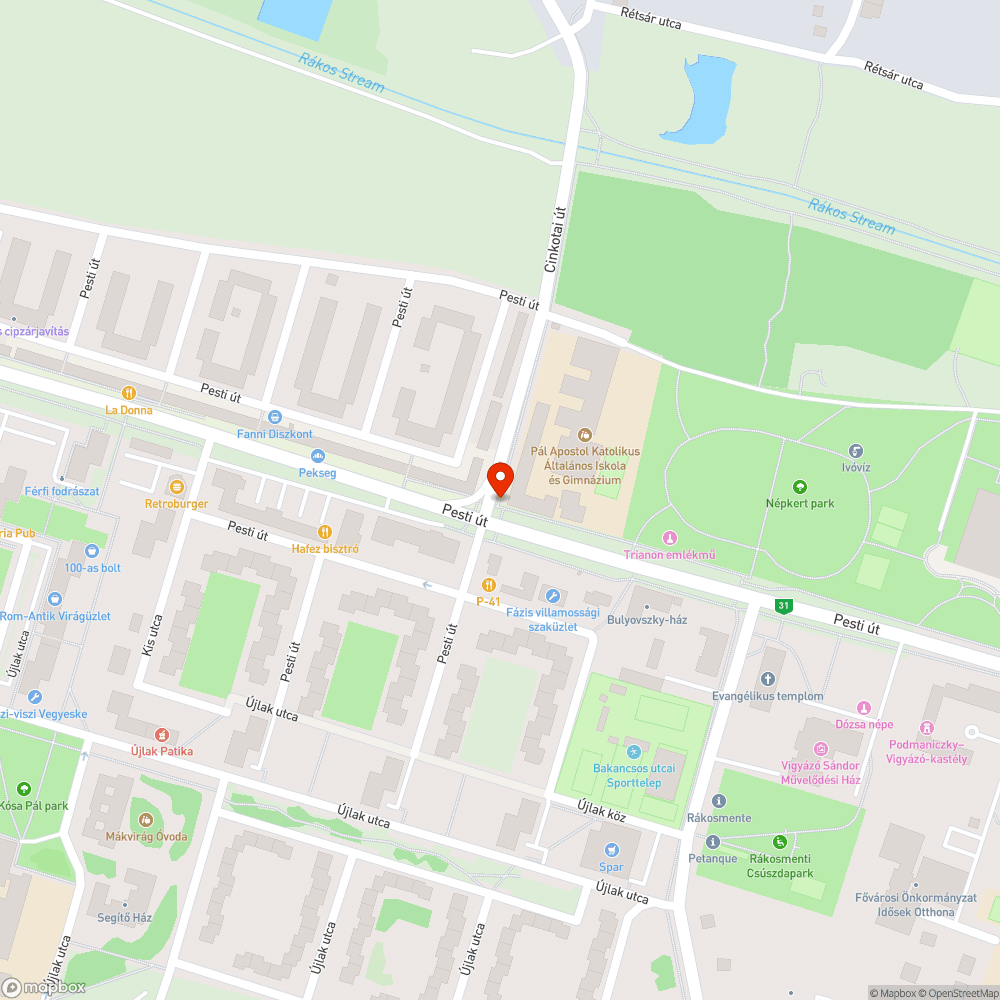 Festék bejelentés helye