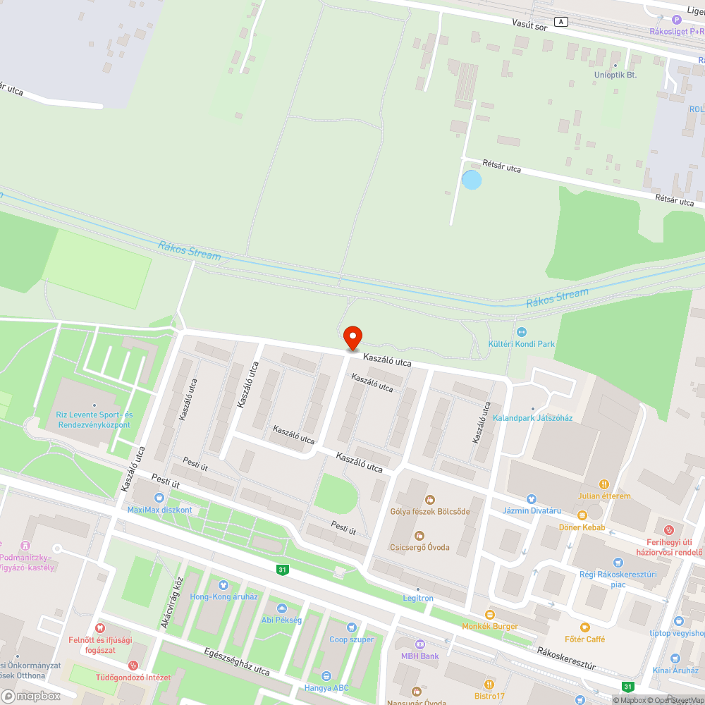 Hiányzik a fedő bejelentés helye