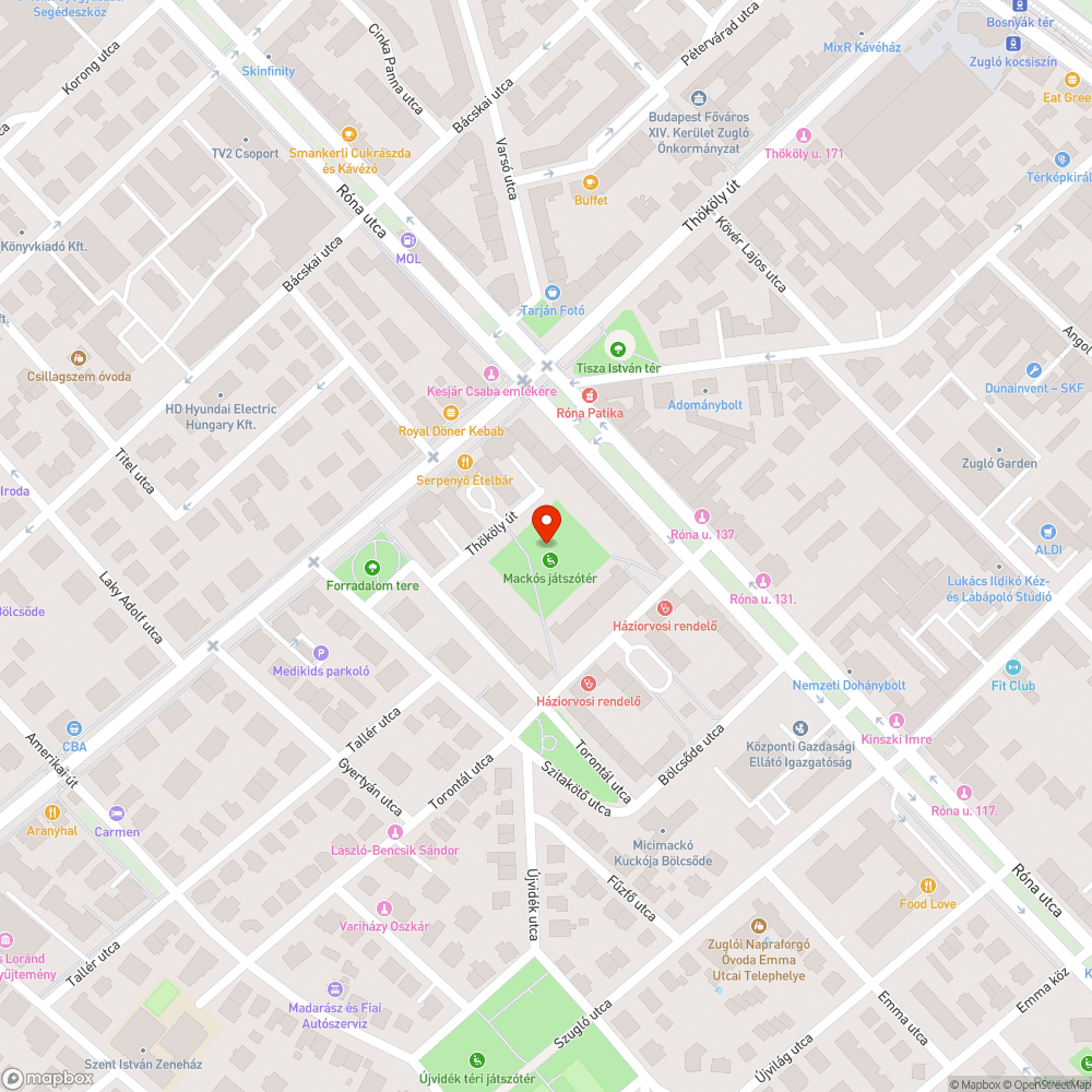 Elhanyagolt játszótér bejelentés helye