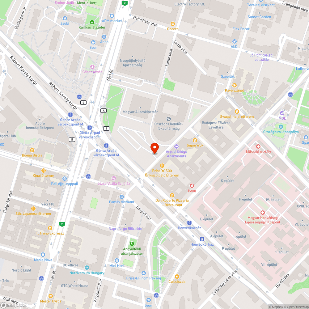 Túl alacsony bejelentés helye