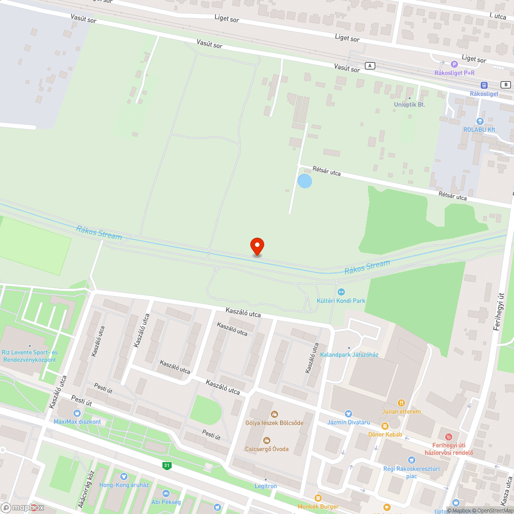 Nincs ivókút bejelentés helye