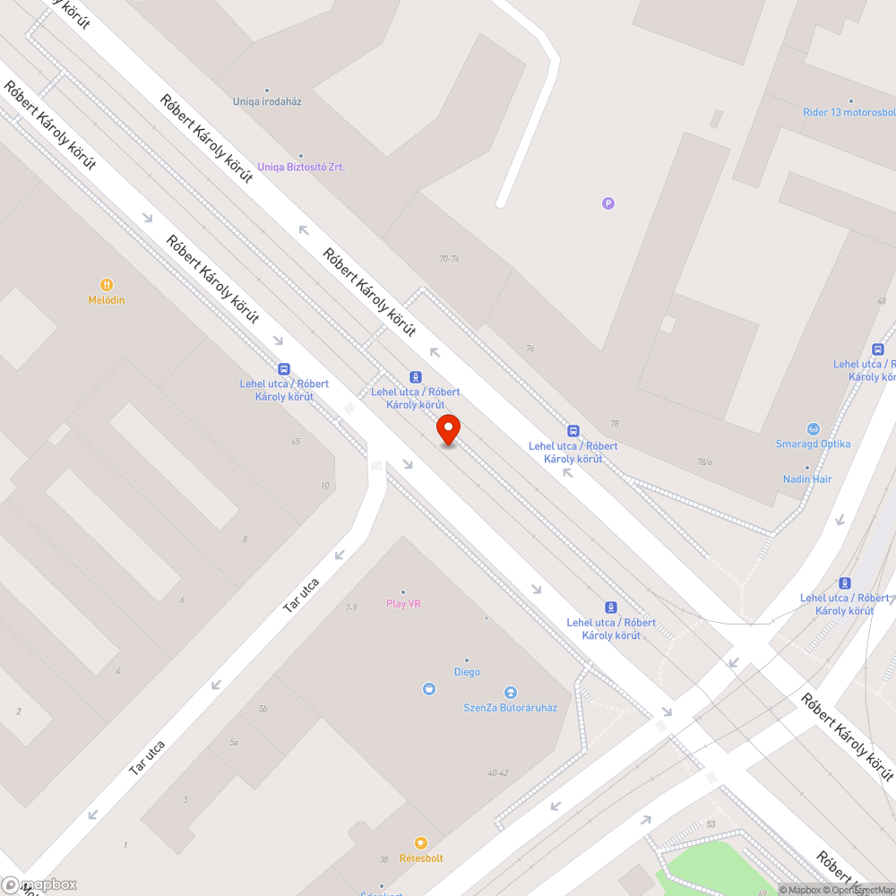 Graffitis megállótábla bejelentés helye