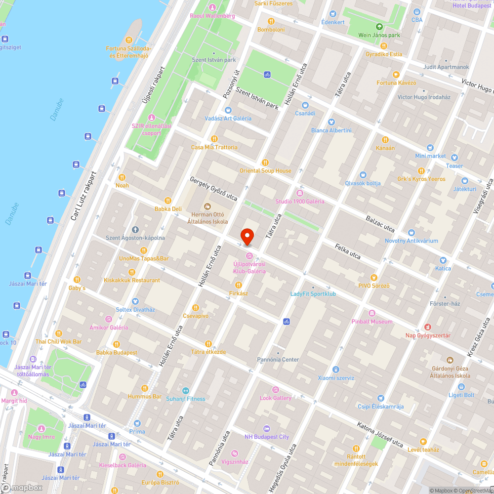 Kátyúk bejelentés helye