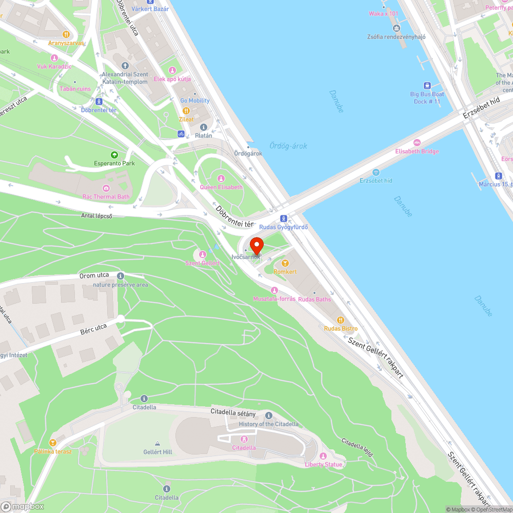 Belógó ágak a kerékpárúton bejelentés helye