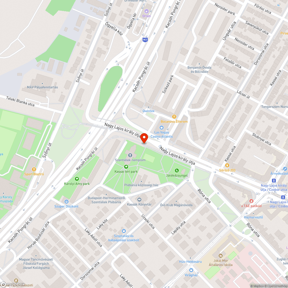 Veszélyes kanyar bejelentés helye