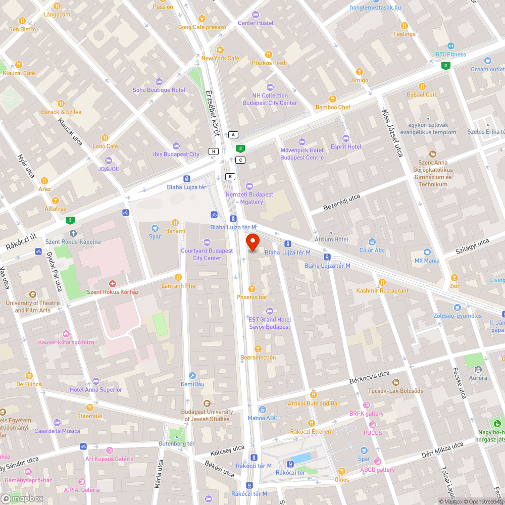 Elhagyott jármű bejelentés helye