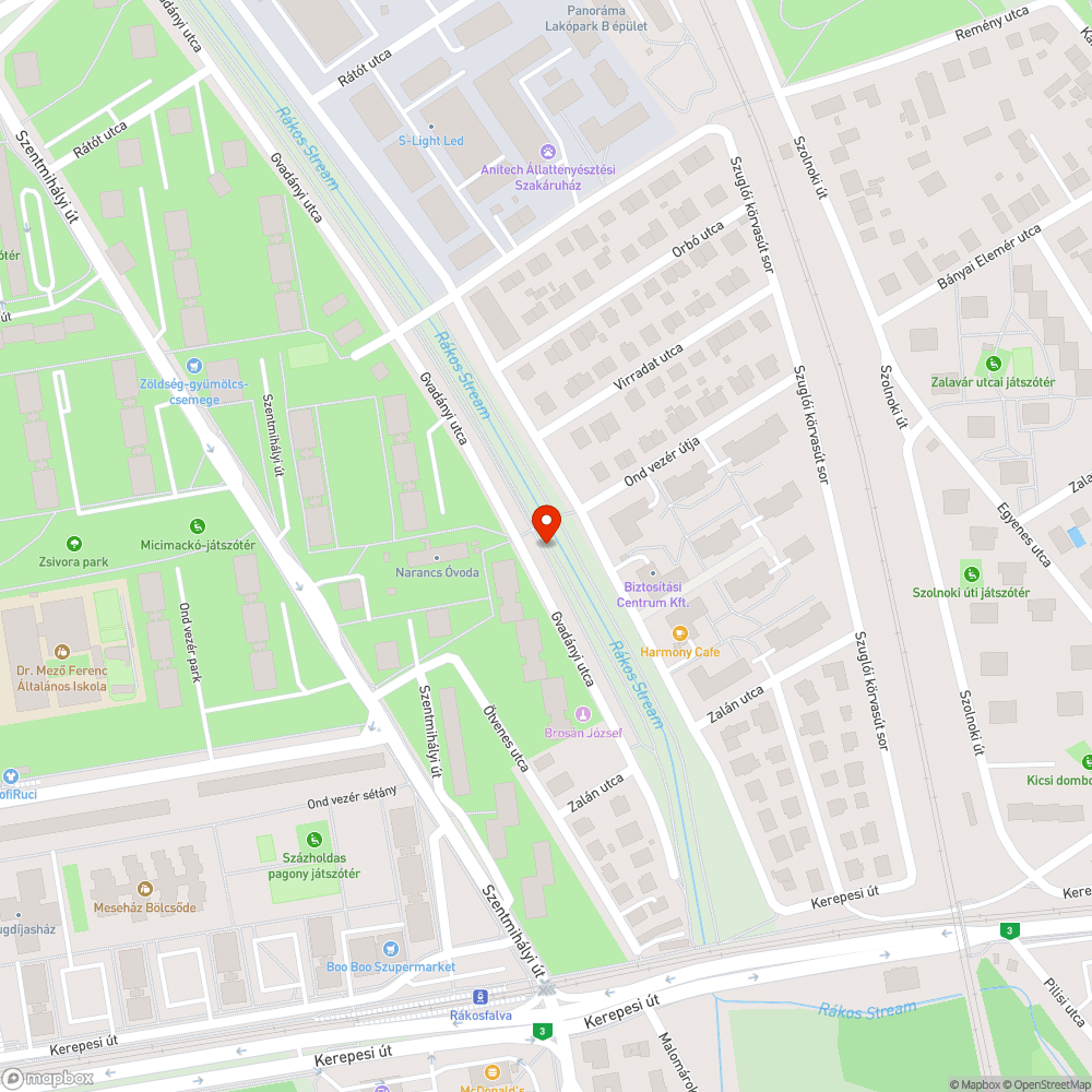 Elhagyott Hyundai bejelentés helye