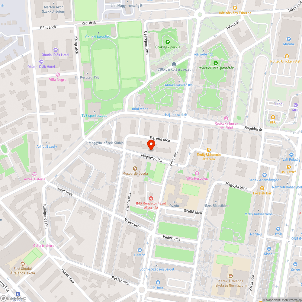 Tulburjanzott sövény bejelentés helye