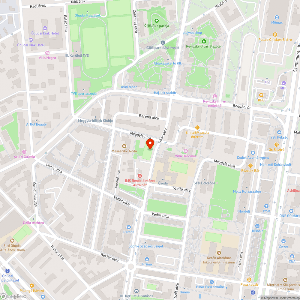 Megrongált ivókút bejelentés helye