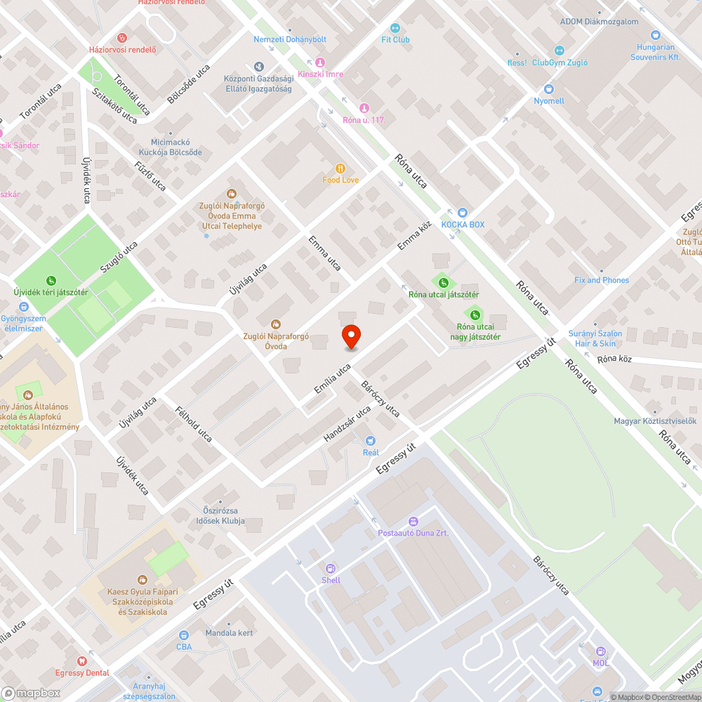 Járdára lógó bokor bejelentés helye