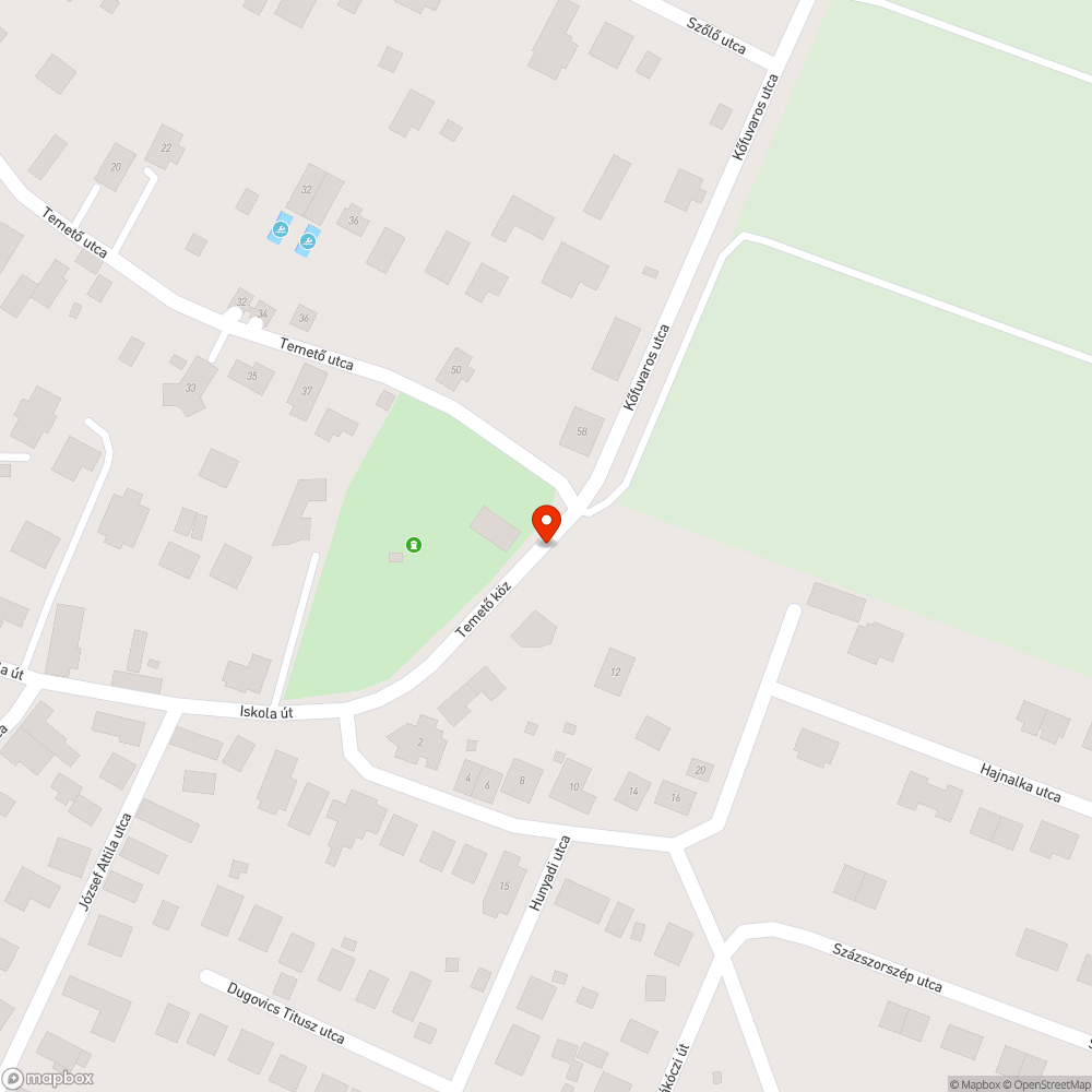 Elhagyott jármű bejelentés helye