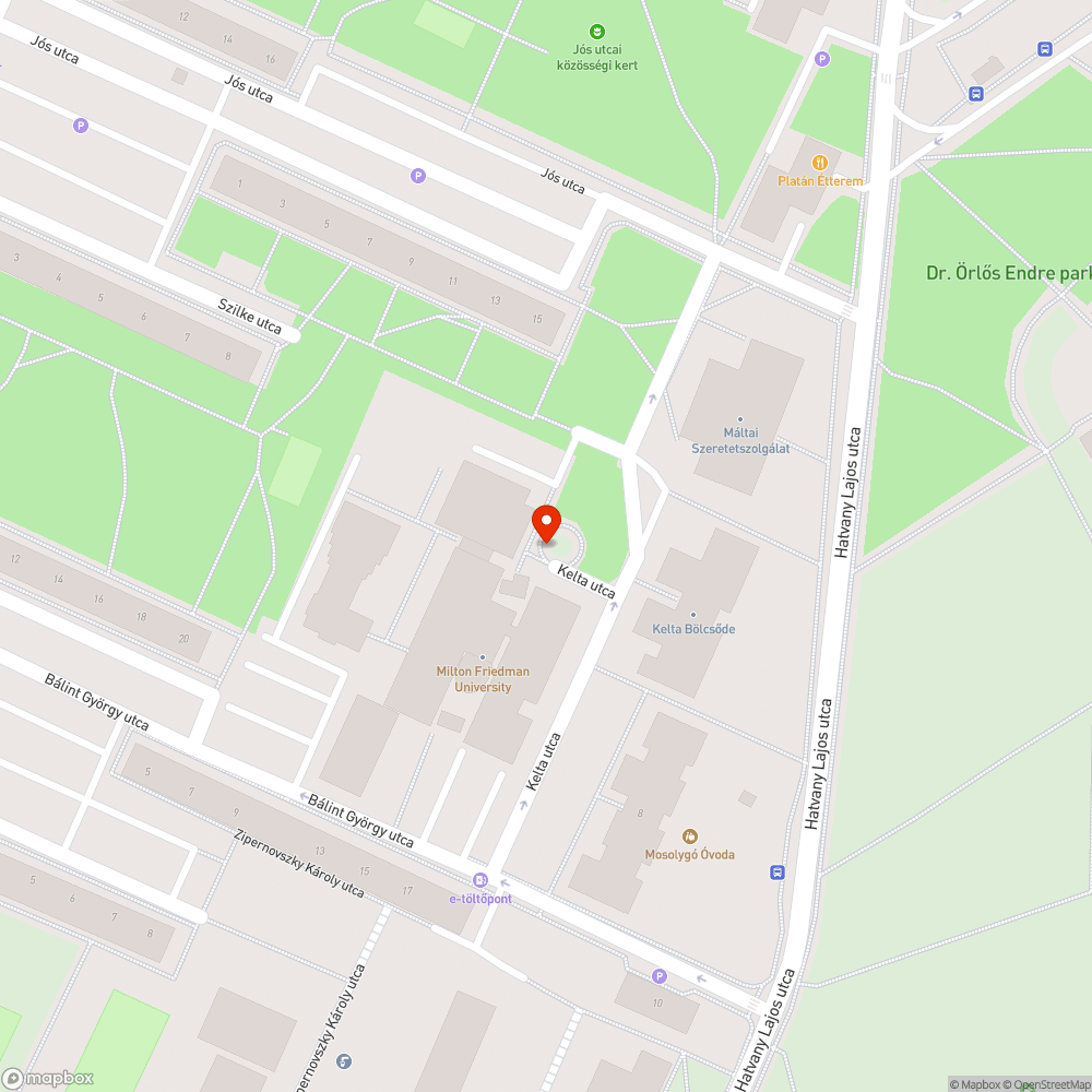 Csálé/mozgó vízelvezető rács bejelentés helye