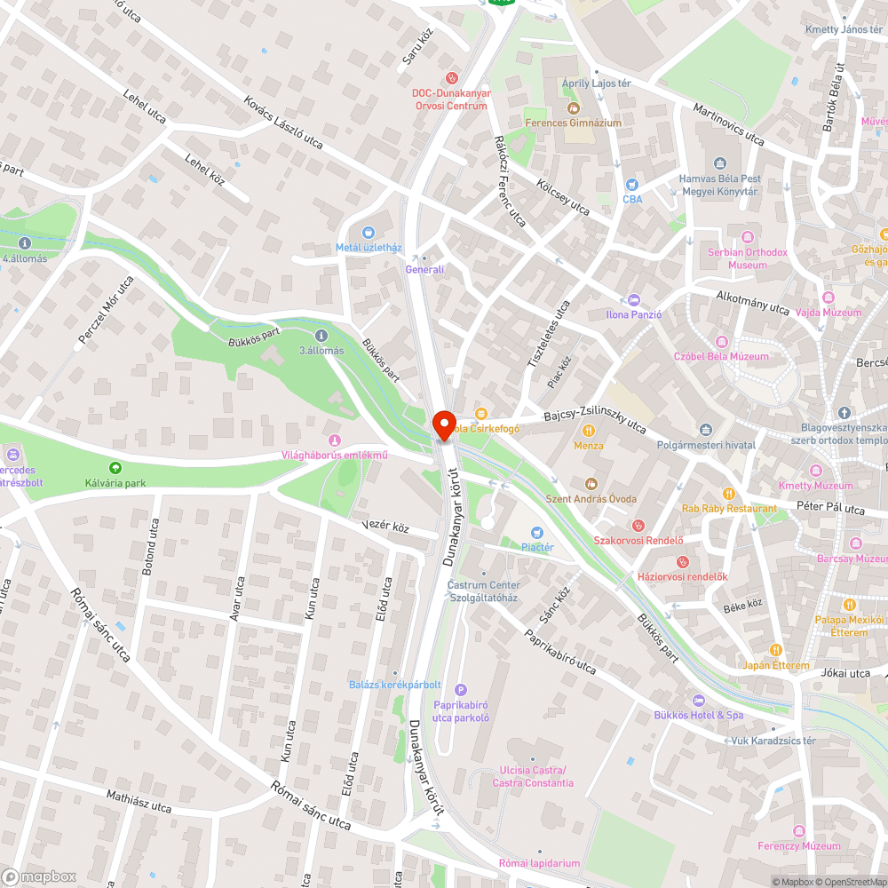 hídkorlát kidőlve bejelentés helye