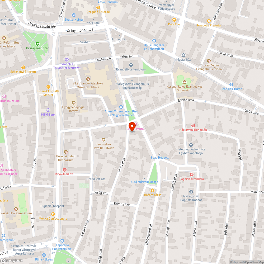 Bokor alá bedobált szemét bejelentés helye