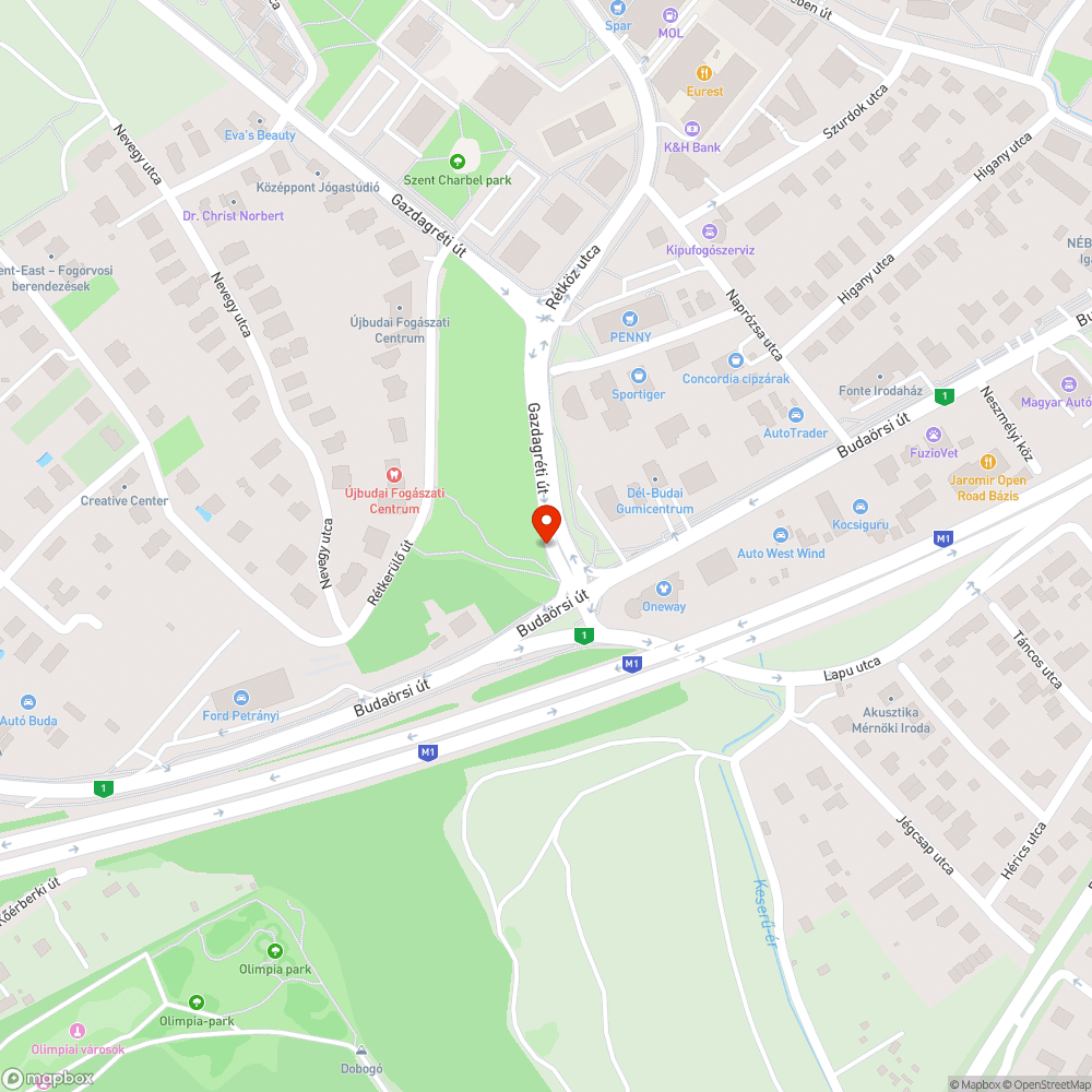 BKK buszmegállló tele szemetes Budaörsi-Gazdagréti bejelentés helye