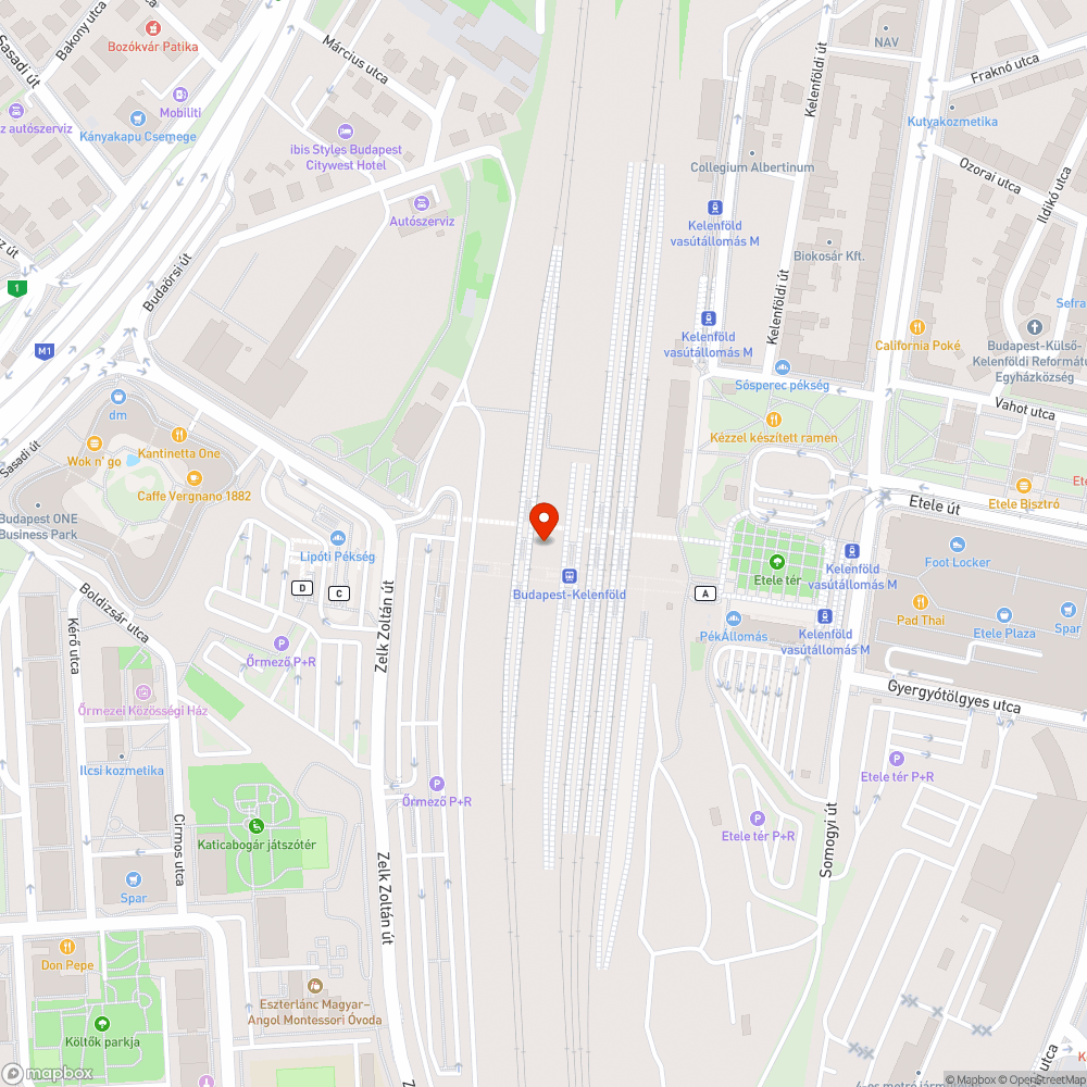 Koszos fal Kelenföld metrómegálló bejelentés helye