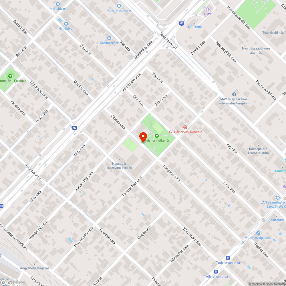 Zöldhulladék bejelentés helye