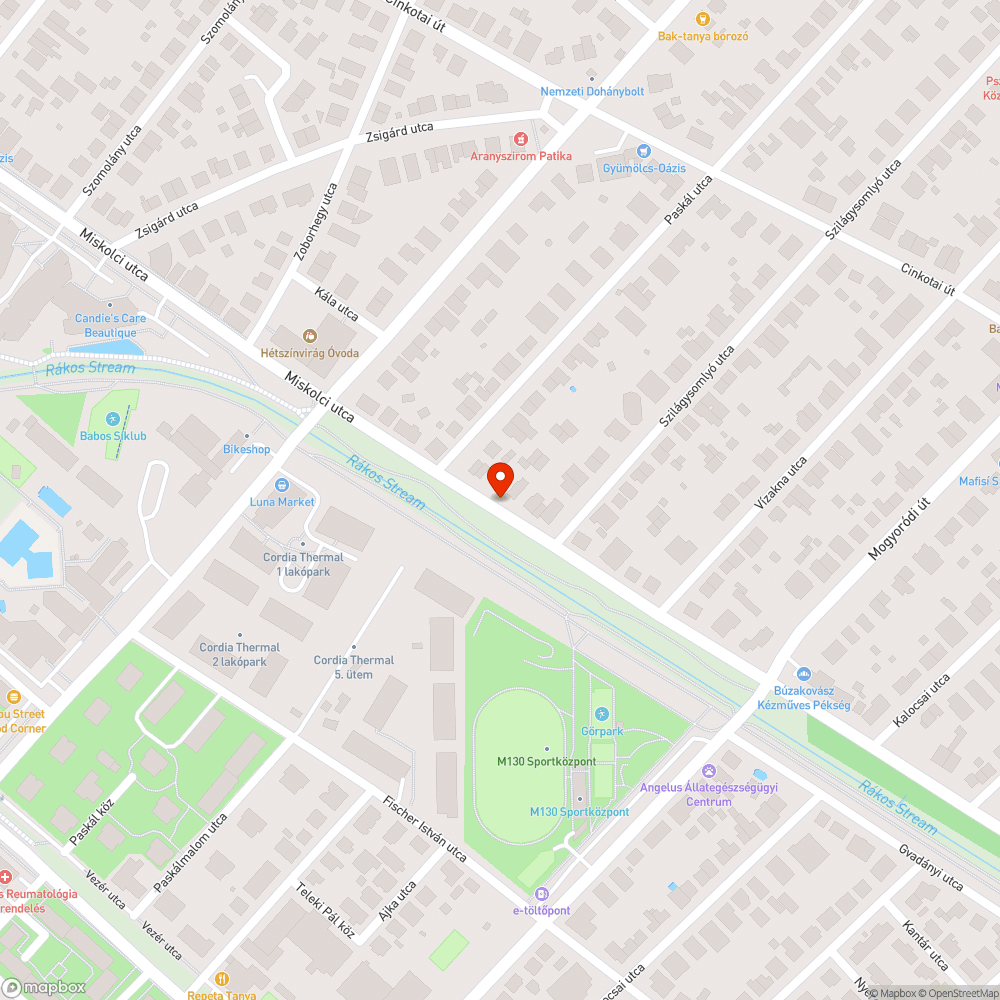 Toklász erdő a Rákos-patak mentén bejelentés helye