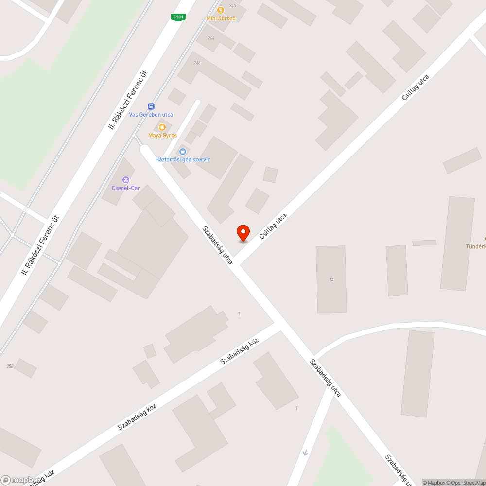 Zöldhulladék bejelentés helye