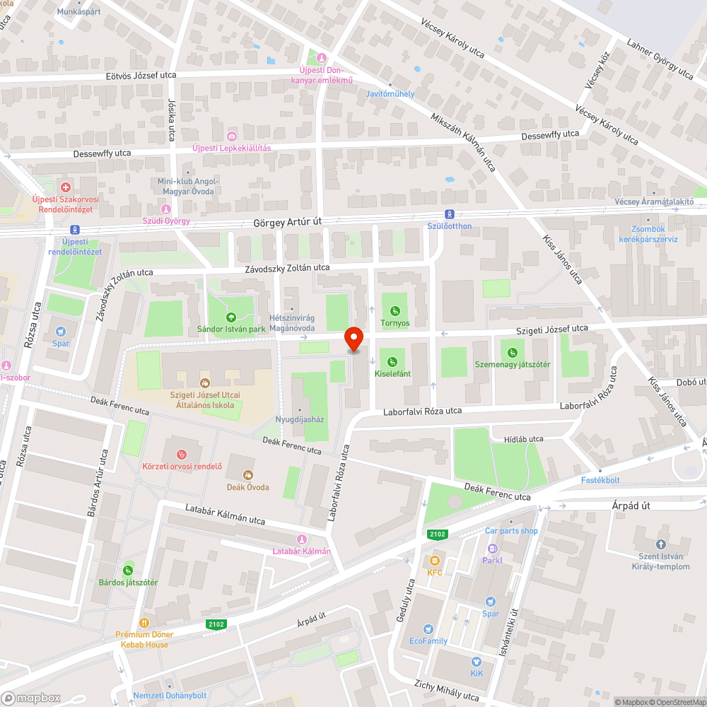 Leparkolják a játszótér bejáratát bejelentés helye