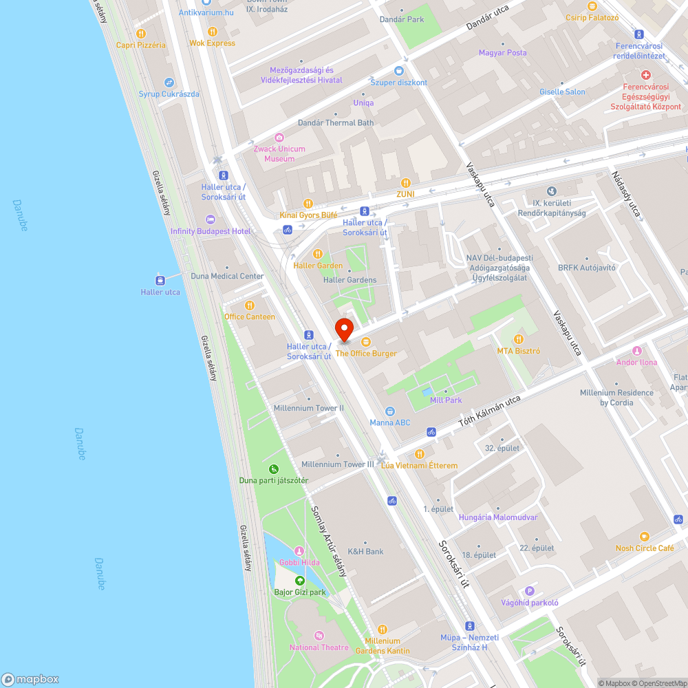 Üres fahely bejelentés helye