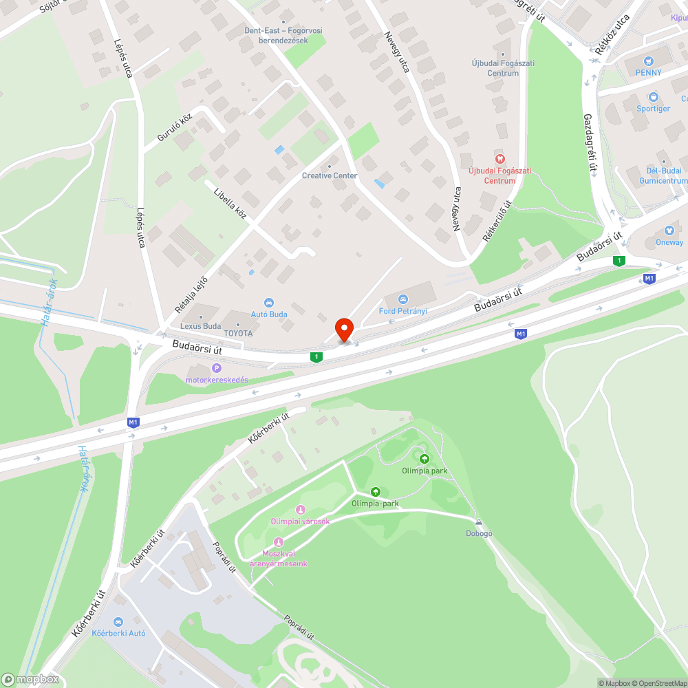 Belógó növényzet bejelentés helye