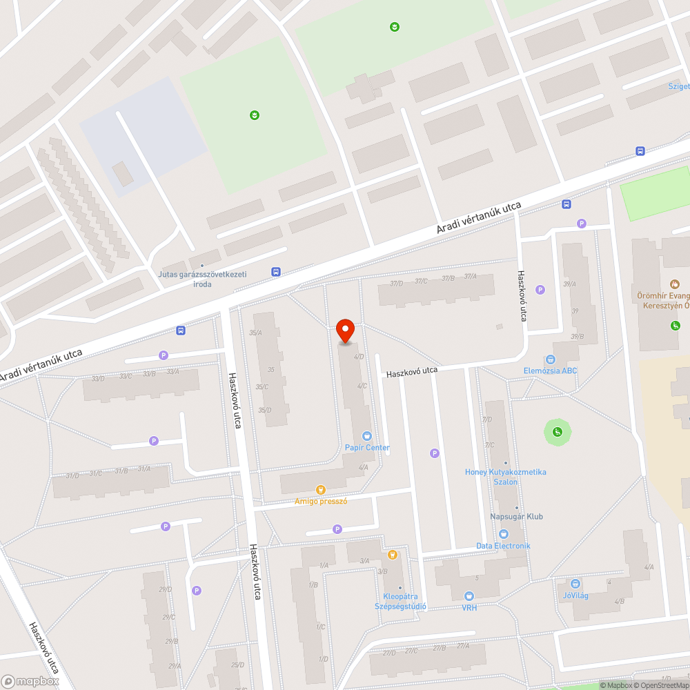 Fa bejelentés helye