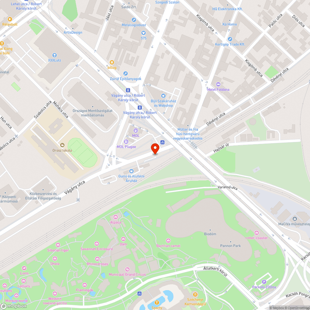 Szemét, húgy, és ürülék bejelentés helye