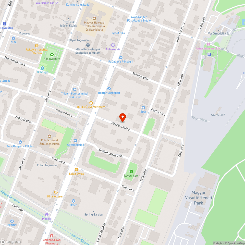 Kidobott autógumi bejelentés helye