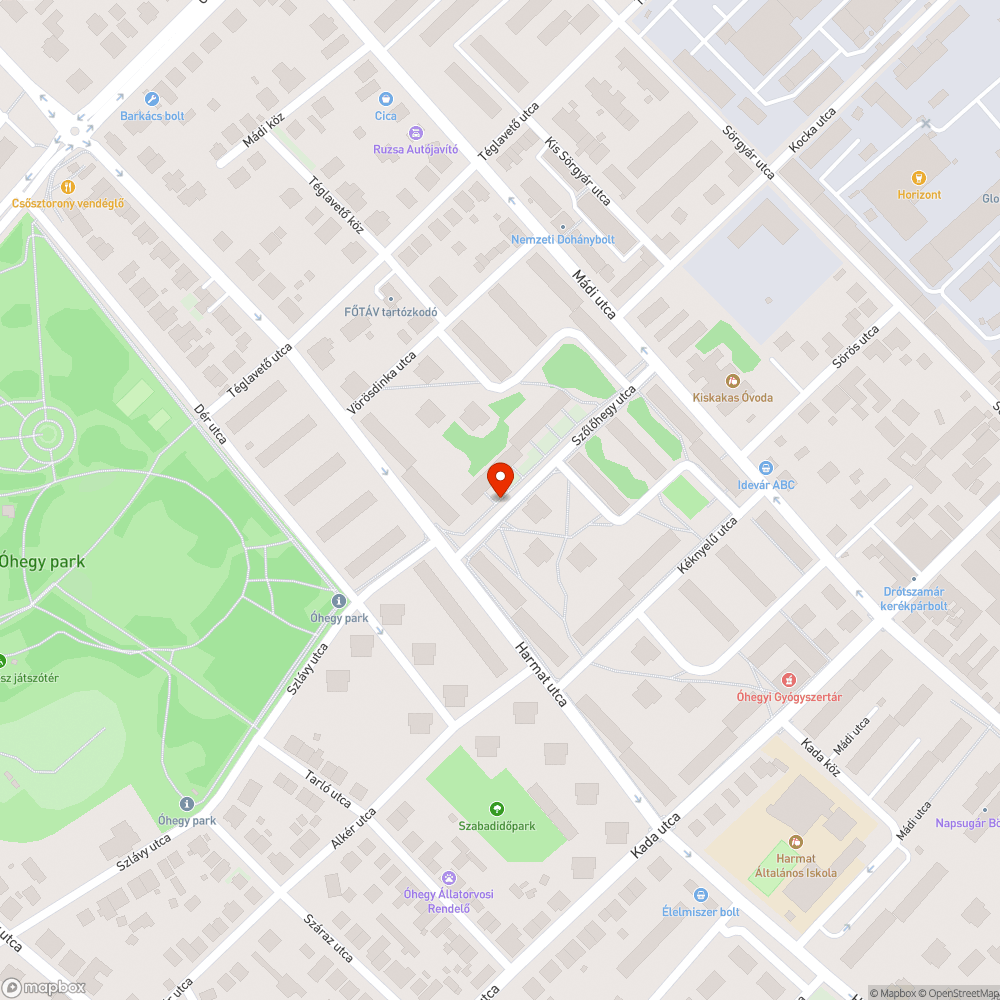 Otthagyott matrac és ágy bejelentés helye