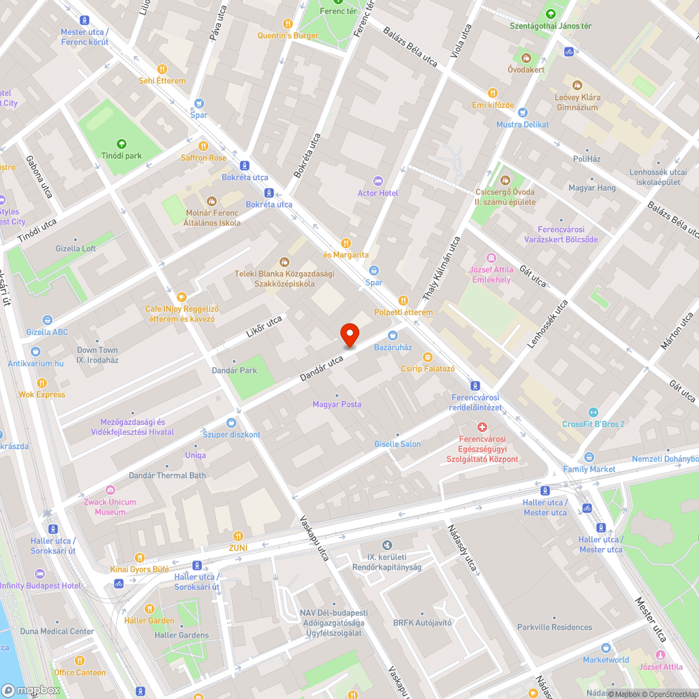 Mozgáskorlátozott parkolóhely bejelentés helye