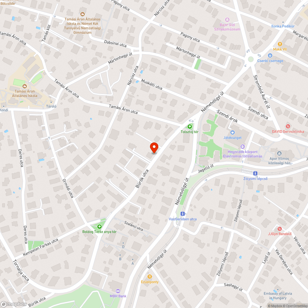 Kiégett/pislákoló közvilágítás bejelentés helye