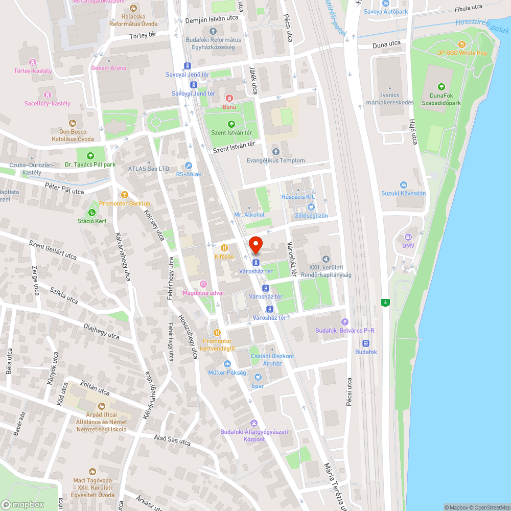 gaz a járda és a  Posta épülete között //Budafok Posta/ bejelentés helye