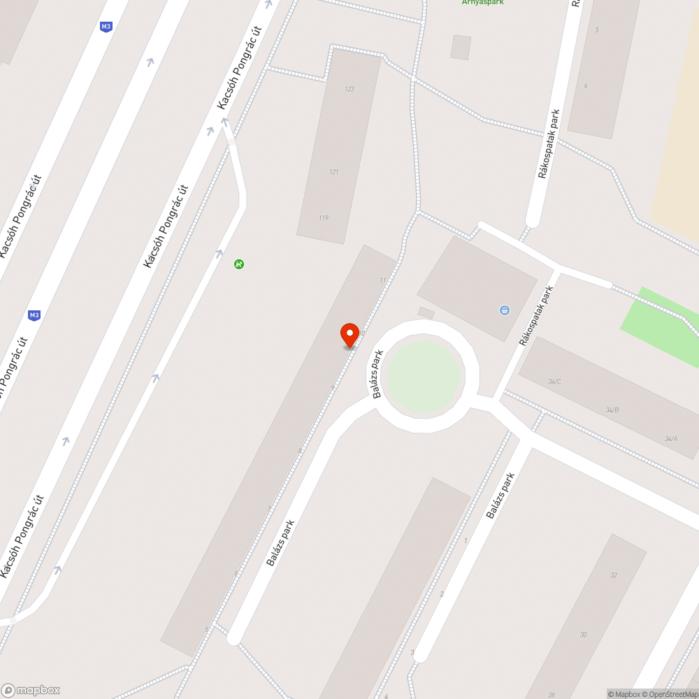 Elhagyott jármű bejelentés helye