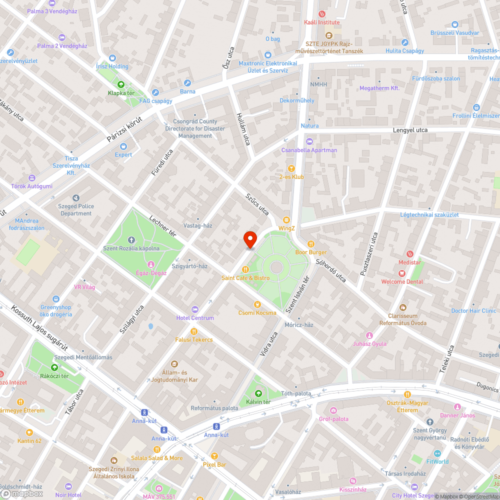 Eldugult víznyelő - Szent István tér 9. bejelentés helye