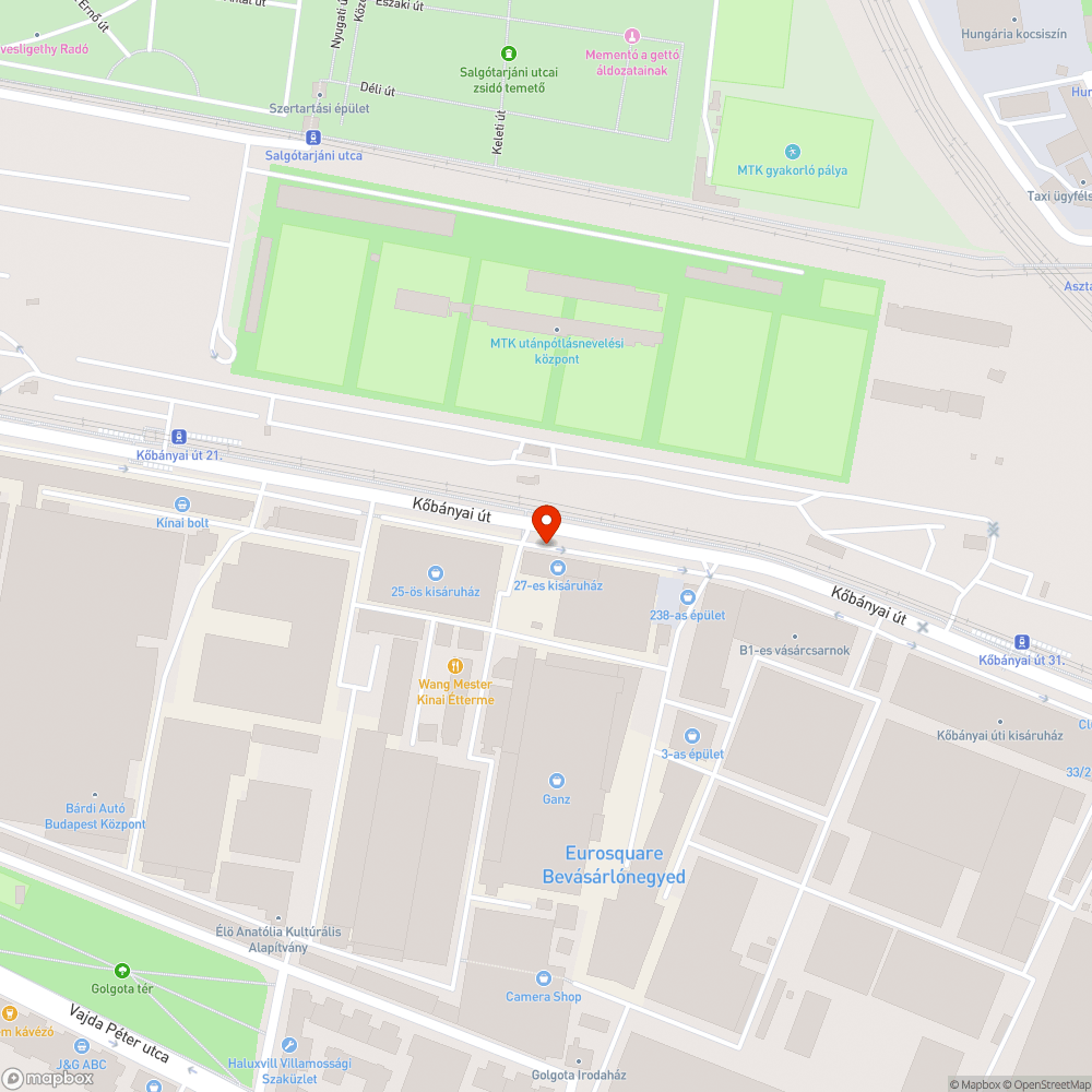 Kőbányai úton kerékparút terelés nélkül lezárva bejelentés helye