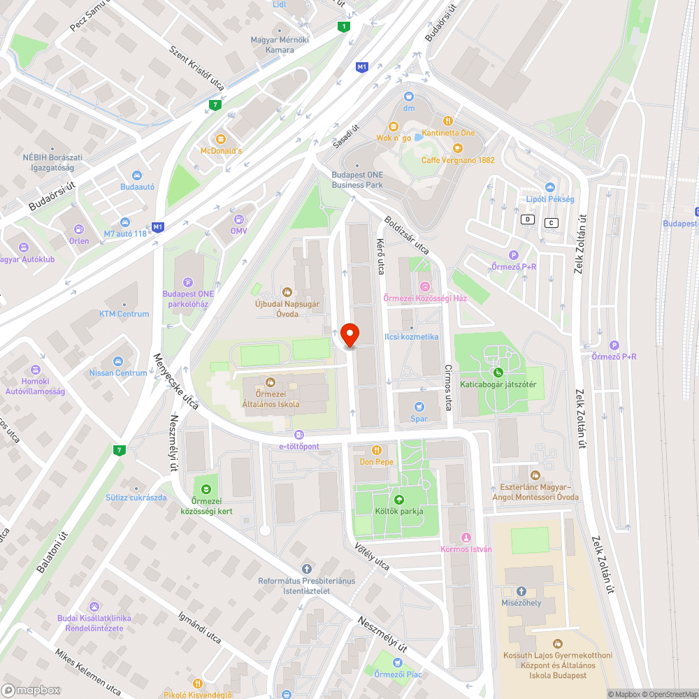 Graffitis fal bejelentés helye