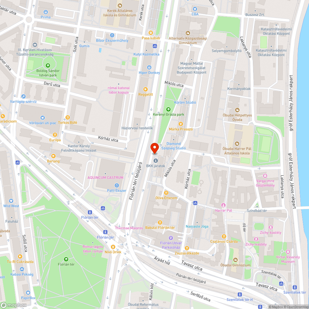 Összehányt megálló bejelentés helye